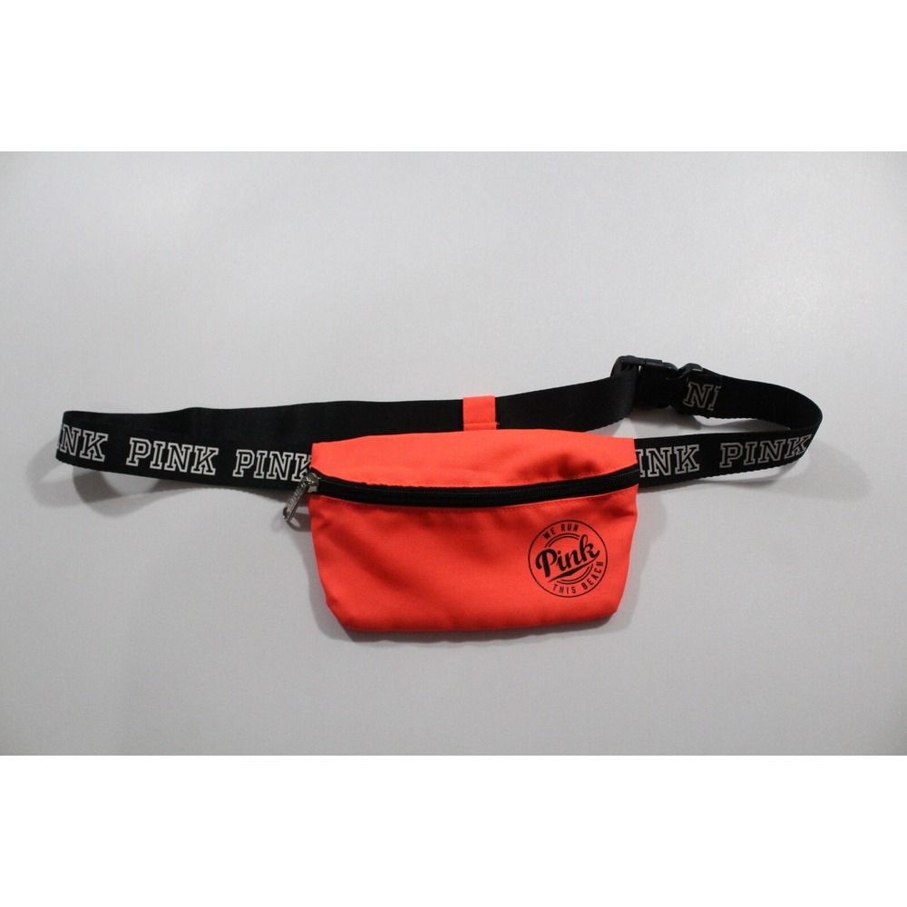 Victoria's Secret PINK‎ Fanny Pack Adjustable Waist Belt Bag We Run This Beach